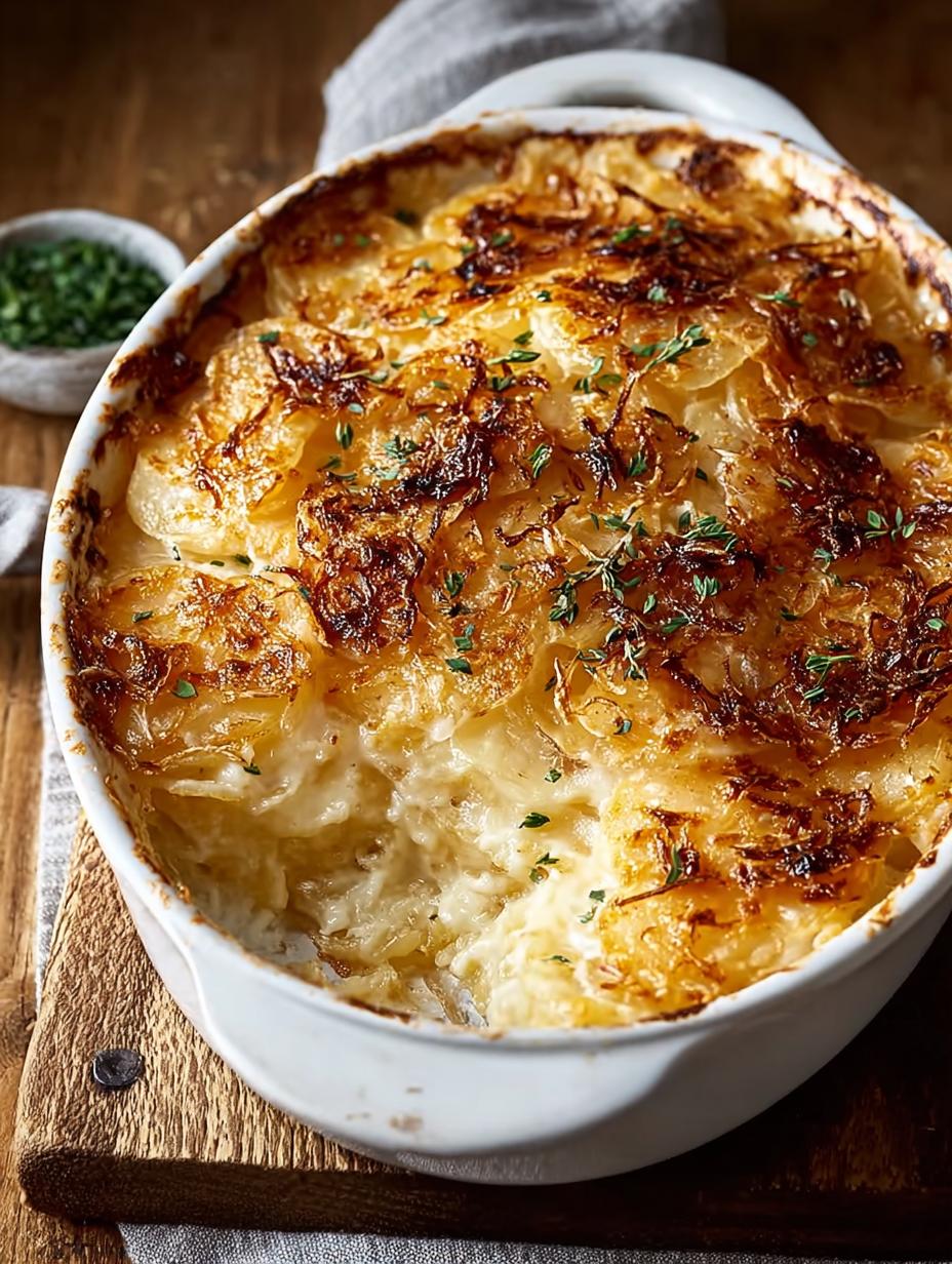 French Onion Funeral Potatoes