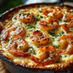 Garlic Shrimp Gratin