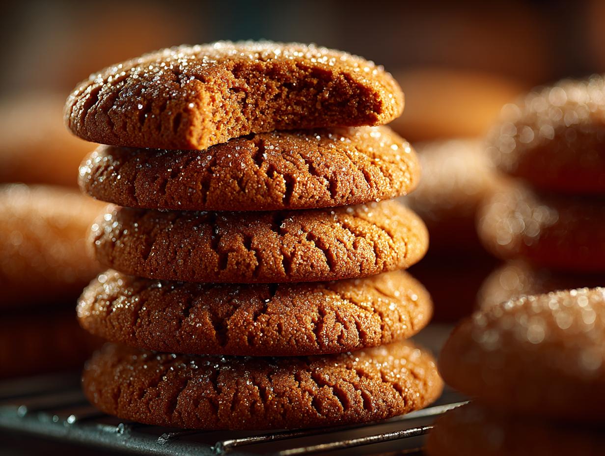 Gingerbread Crinkle Cookies: 7 Tips for Perfect Holiday Treats 5 Gingerbread Crinkle Cookies: 7 Tips for Perfect Holiday Treats - Gingerbread Crinkle Cookies - main visual representation