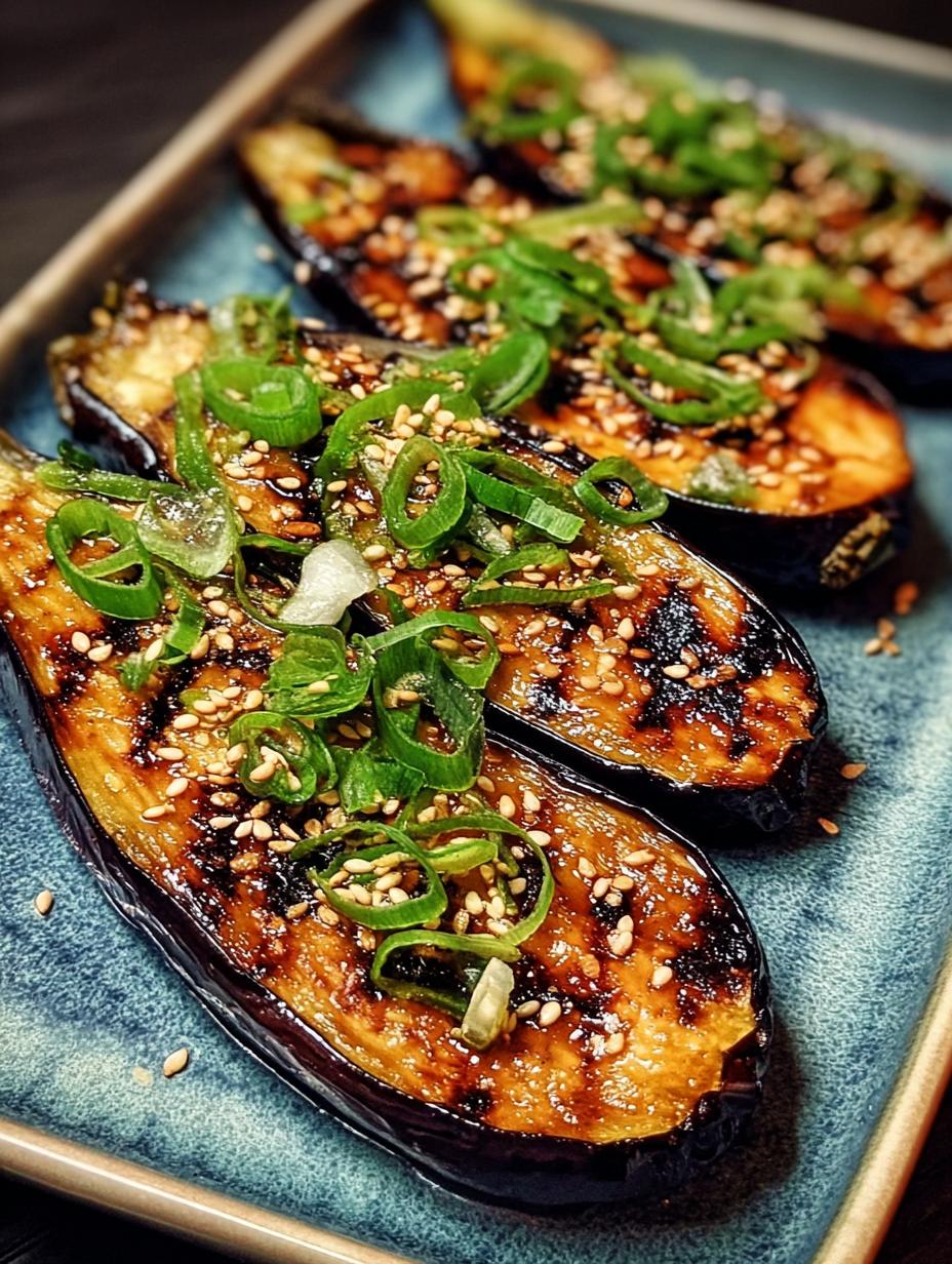 Delicious 2-Step Grilled Miso Eggplant Sesame - Grilled Miso Eggplant Sesame - main visual representation