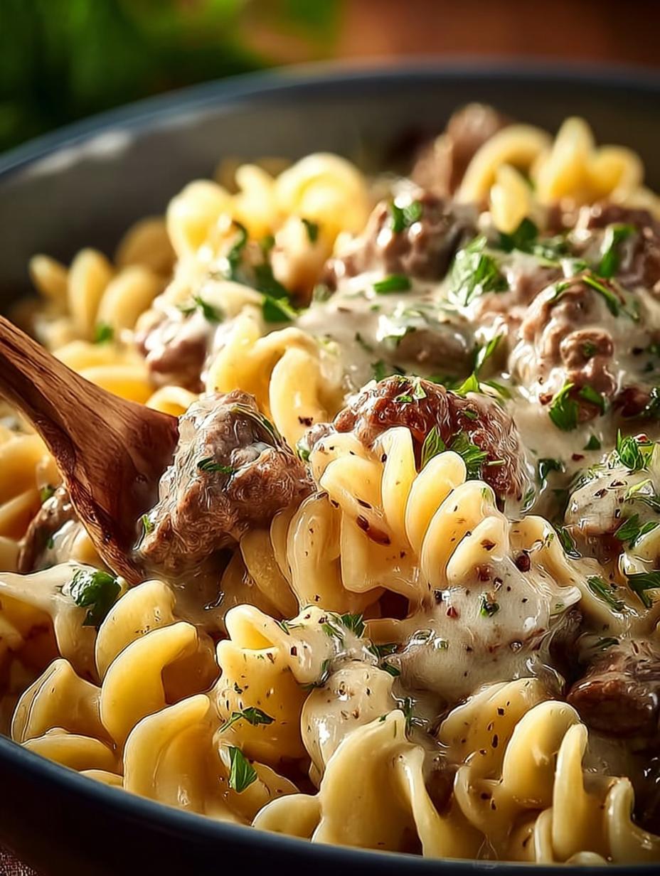 Delicious Ground Beef Stroganoff in 30 Minutes 5 Delicious Ground Beef Stroganoff in 30 Minutes - Ground Beef Stroganoff - main visual representation