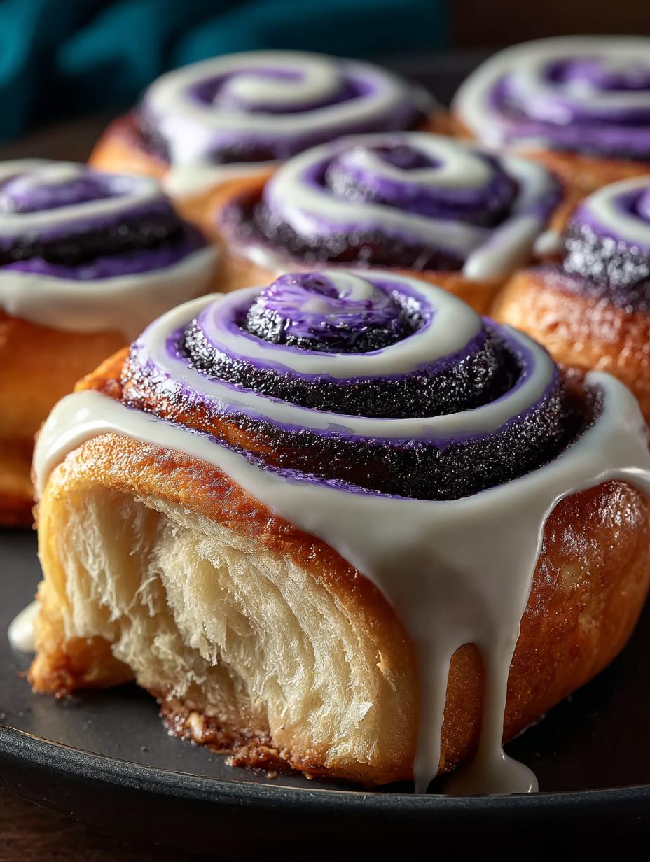 Halloween Cinnamon Rolls