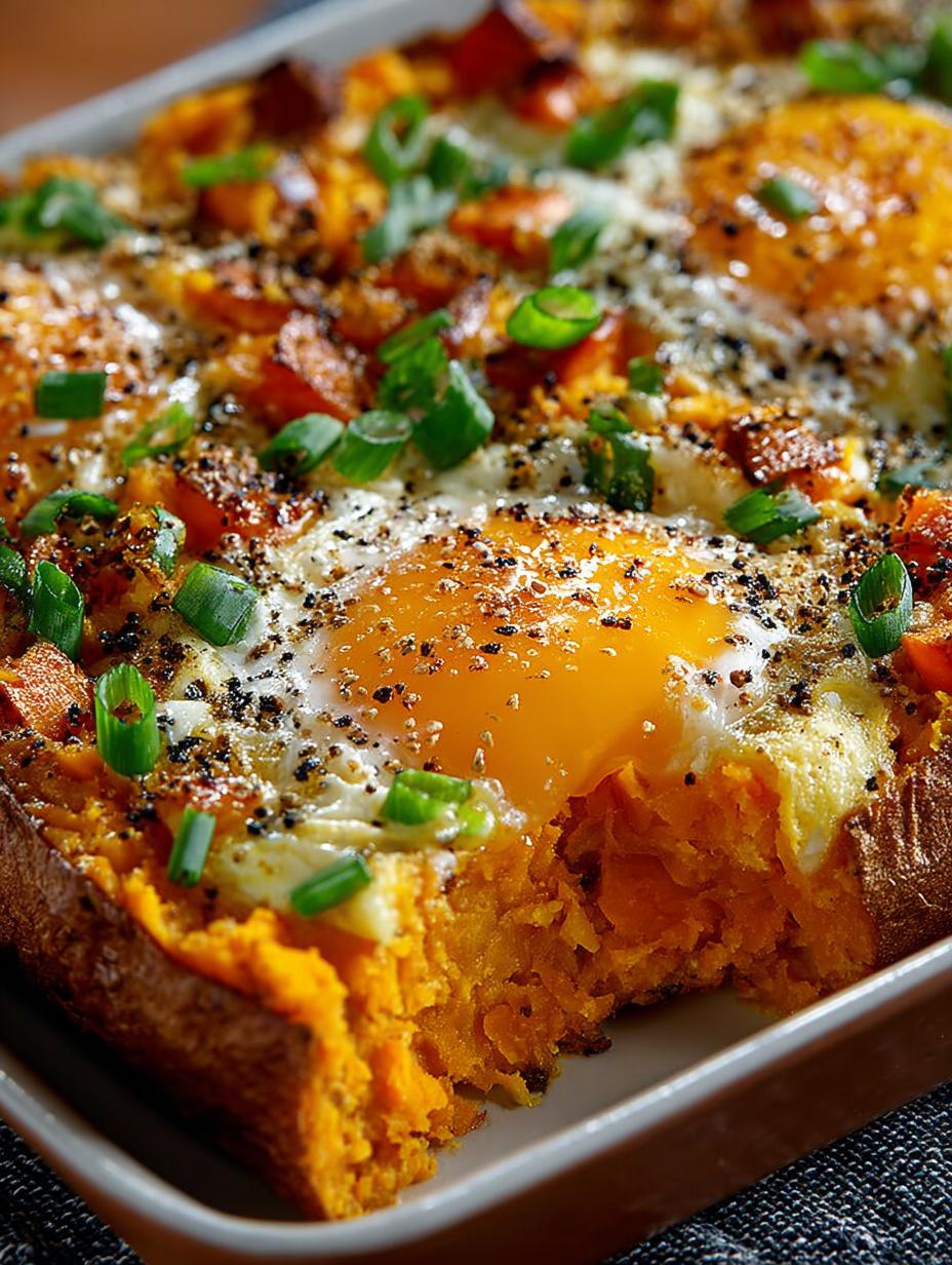 Healthy Sweet Potato Egg