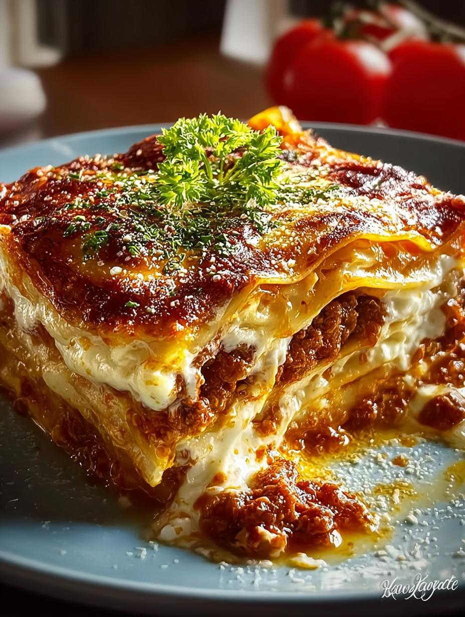 Heavenly Lasagna: 5 Layers of Comforting Deliciousness 6 Heavenly Lasagna: 5 Layers of Comforting Deliciousness - Heavenly Lasagna - additional detail