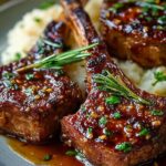 Honey Garlic Glazed Lamb