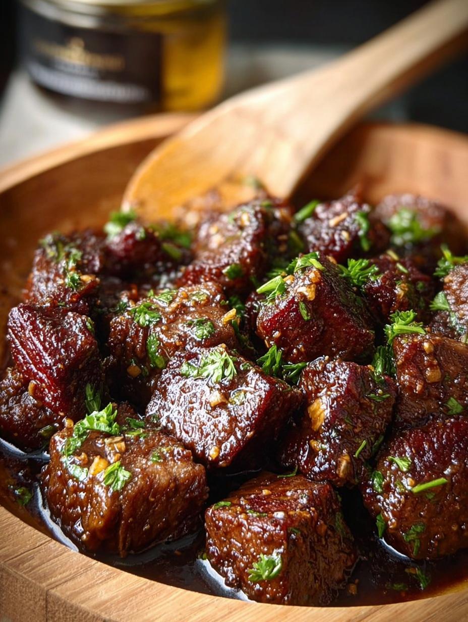 Honey Garlic Steak Bites