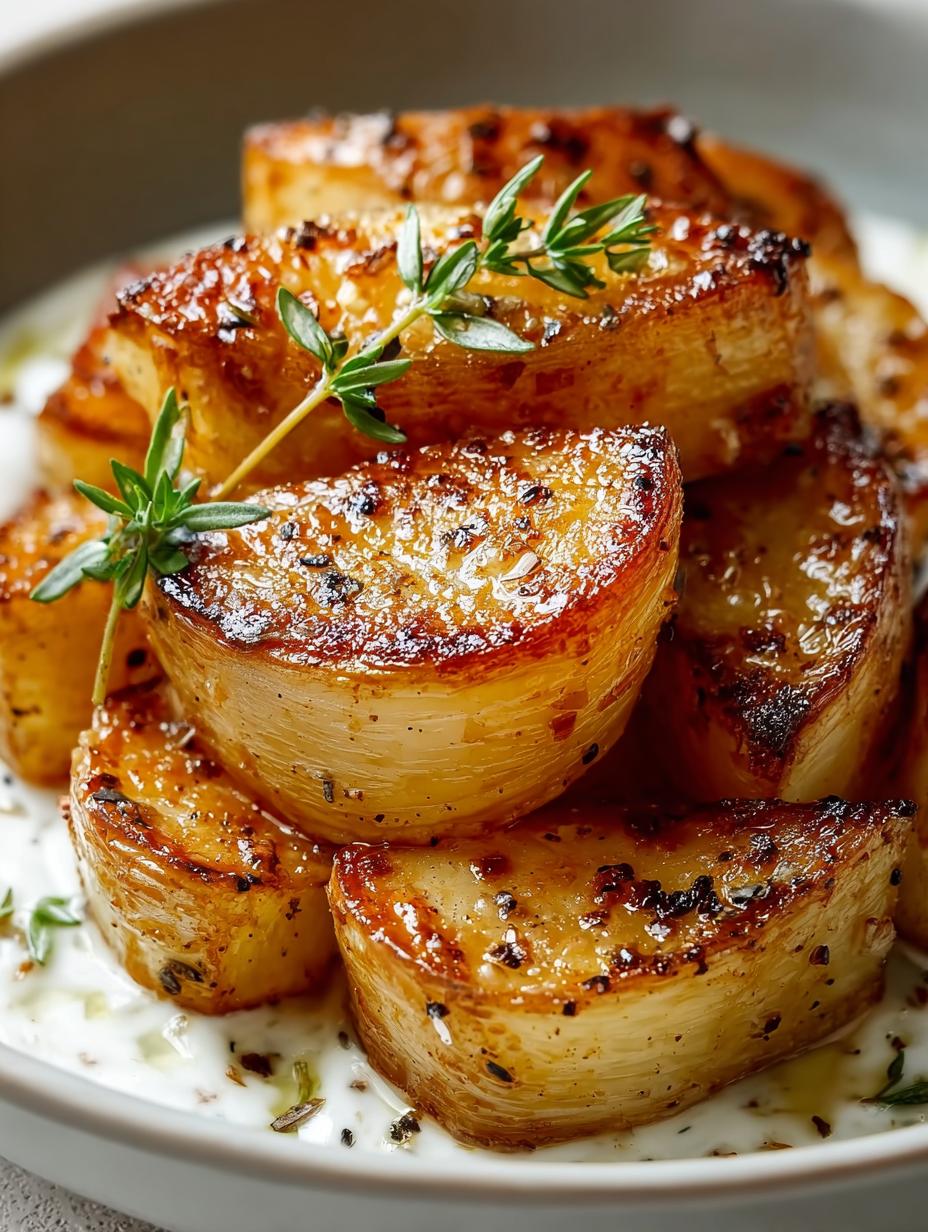 Honey Roasted Parsnips