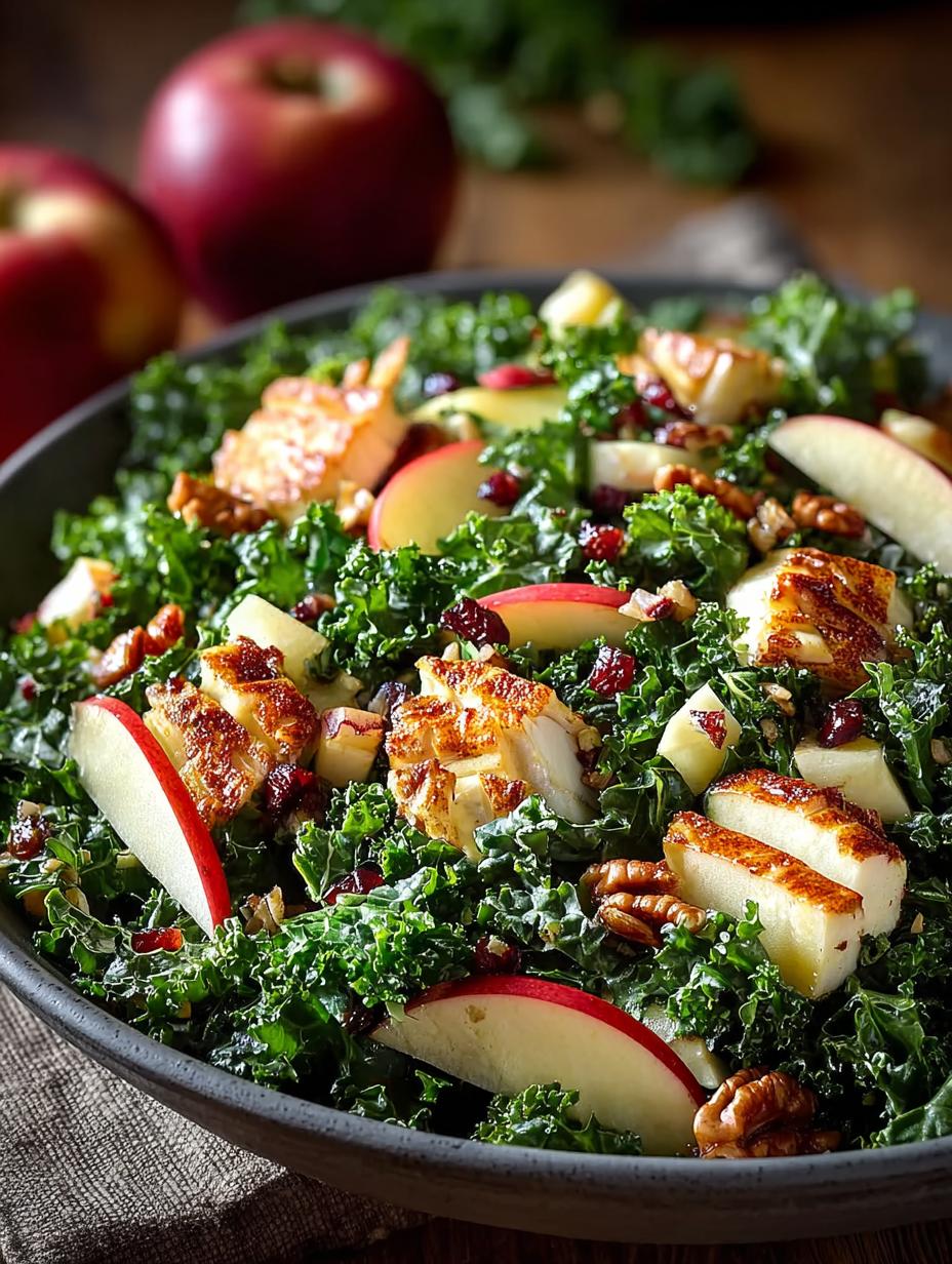 Honeycrisp Apple Kale Salad