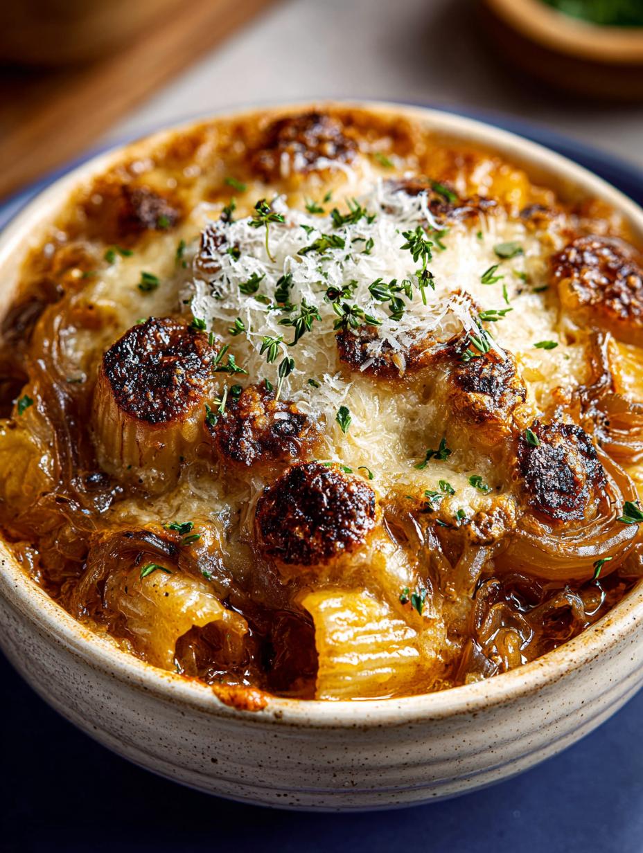 Indulge Creamy French Onion Pasta for Cozy Nights - Indulge Creamy French Onion - additional detail