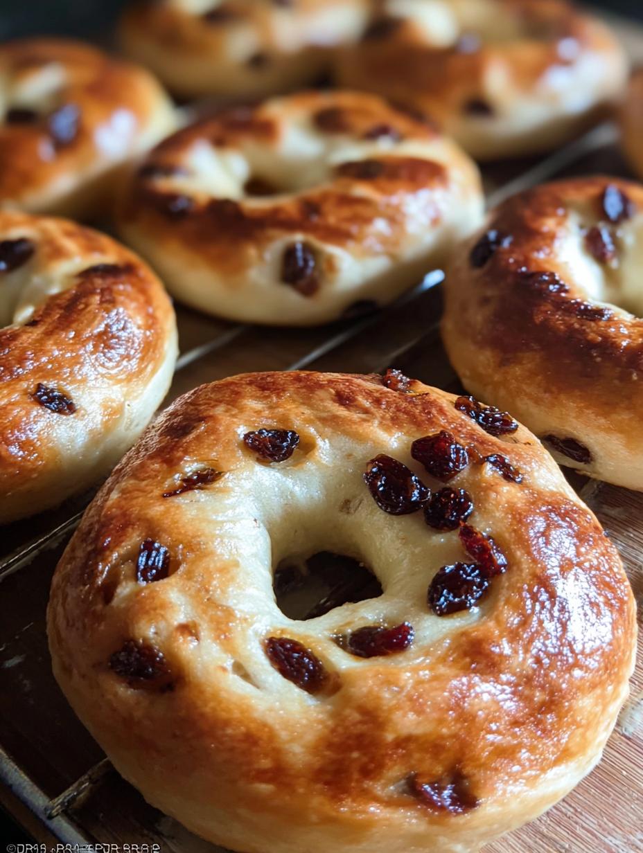 Irresistible Cinnamon Raisin Bagels