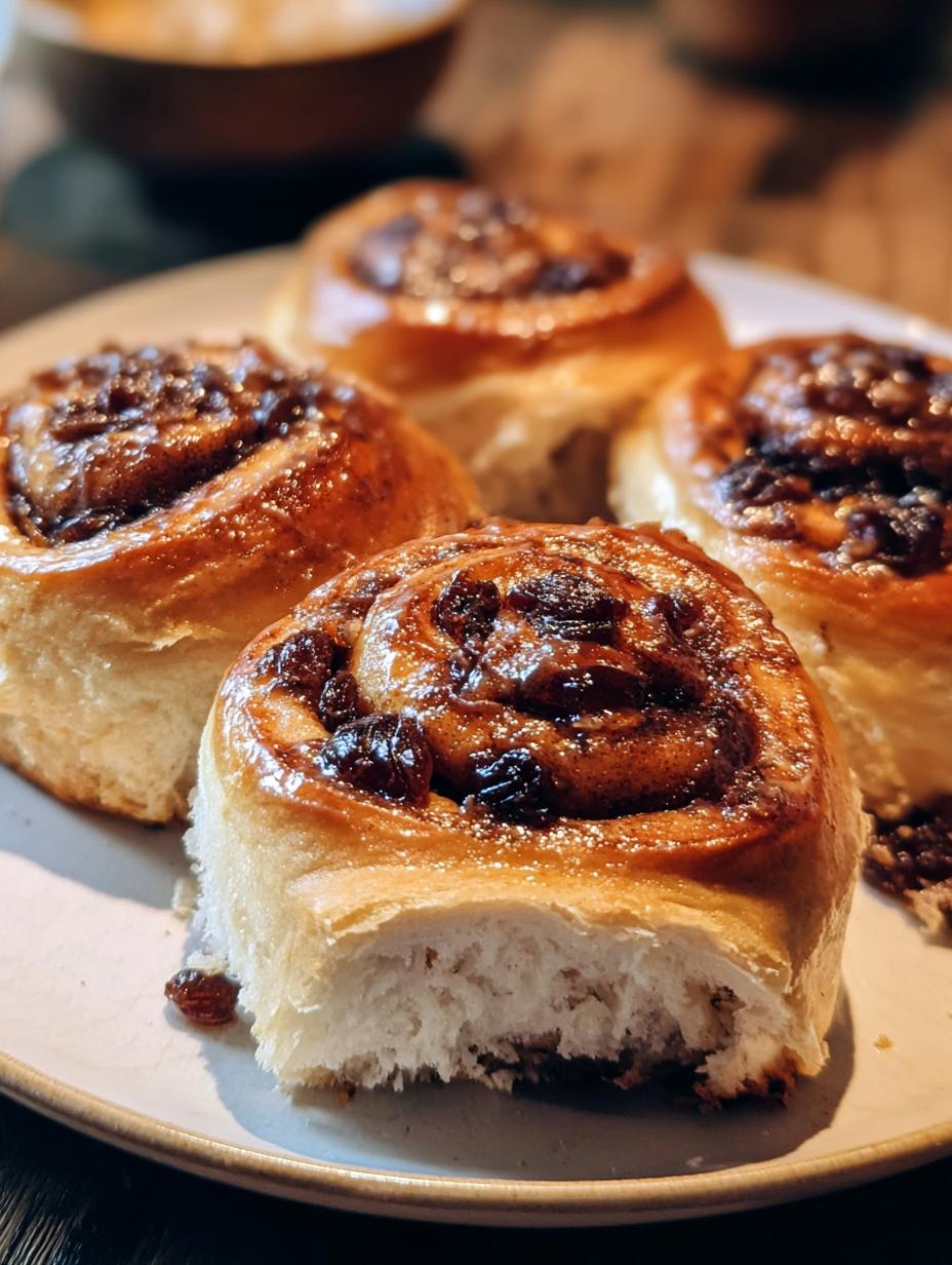 Irresistible Cinnamon Raisin Rolls