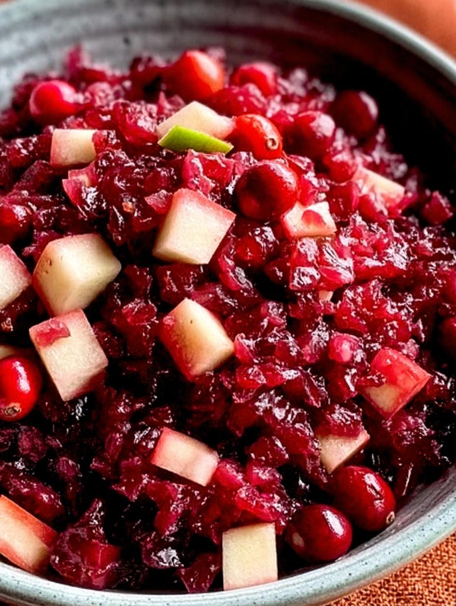 Irresistible Crunchy Apple Cranberry