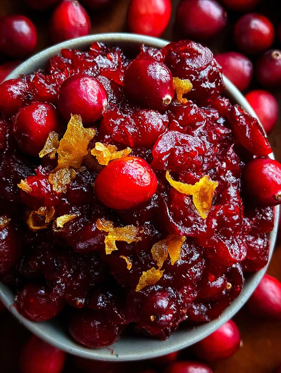 Irresistible Festive Cranberry Relish: Quick Holiday Joy - Ingredients for cranberry relish laid out