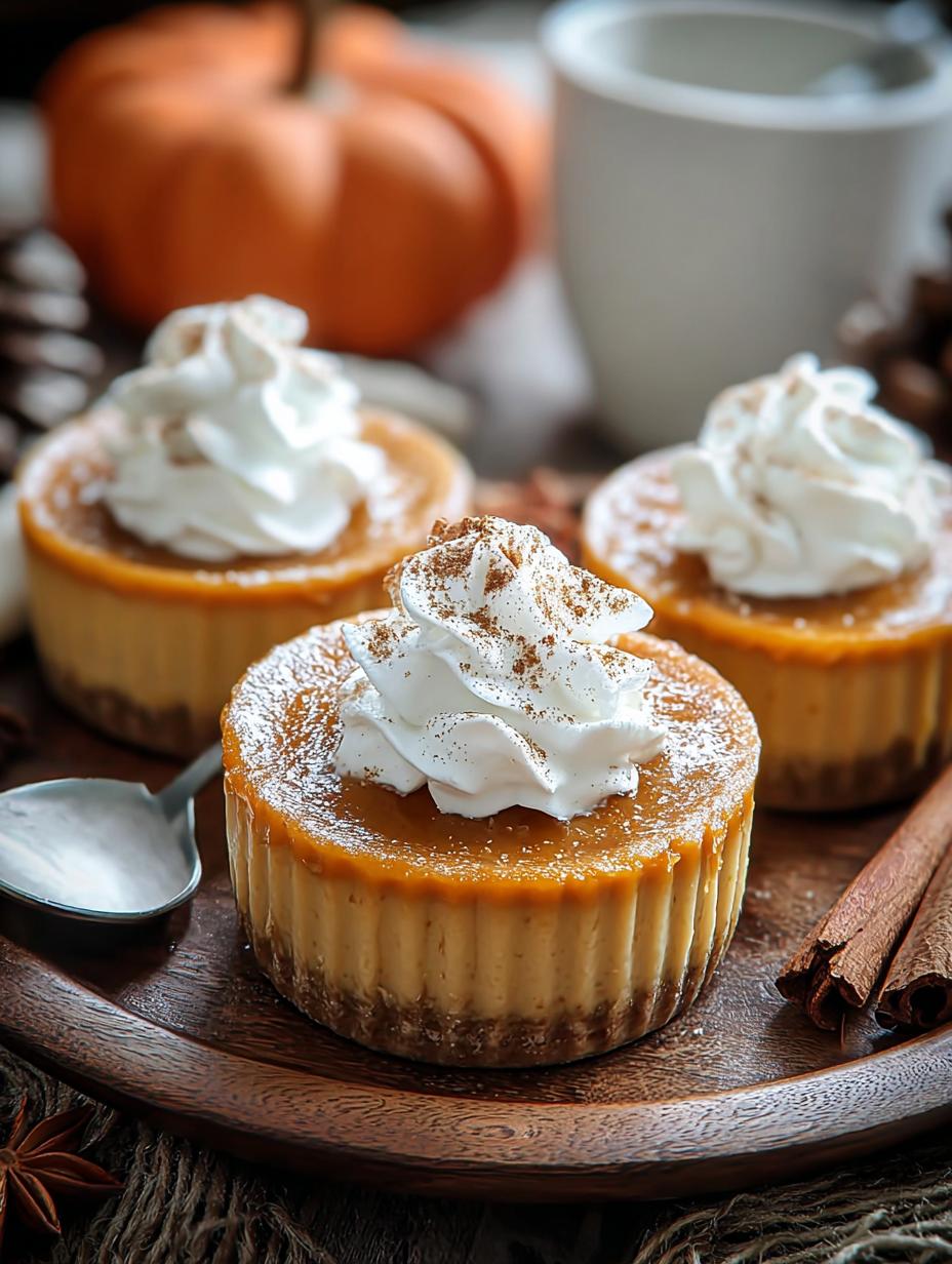 Irresistible Friendsgiving Dessert Pumpkin: 6 Creamy Cups - A close-up of creamy pumpkin custard cups in ramekins, garnished with cinnamon.