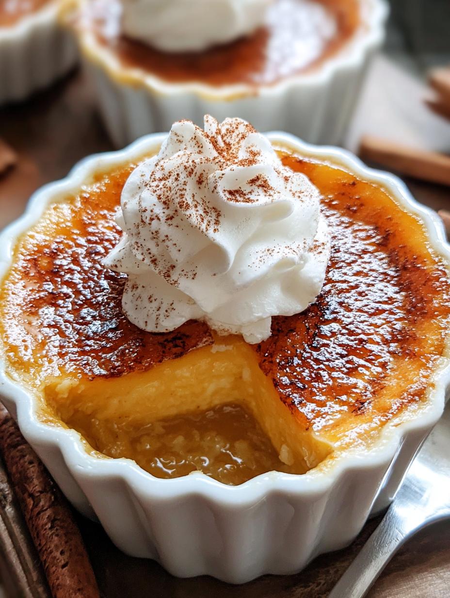 Irresistible Friendsgiving Dessert Pumpkin: 6 Creamy Cups - A serving suggestion with whipped cream and cinnamon on top.