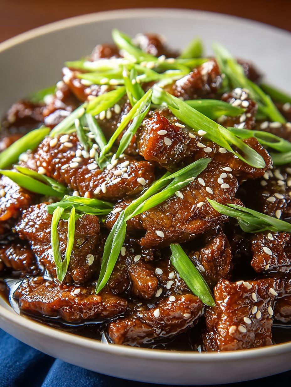 Irresistible Mongolian Beef Flavor