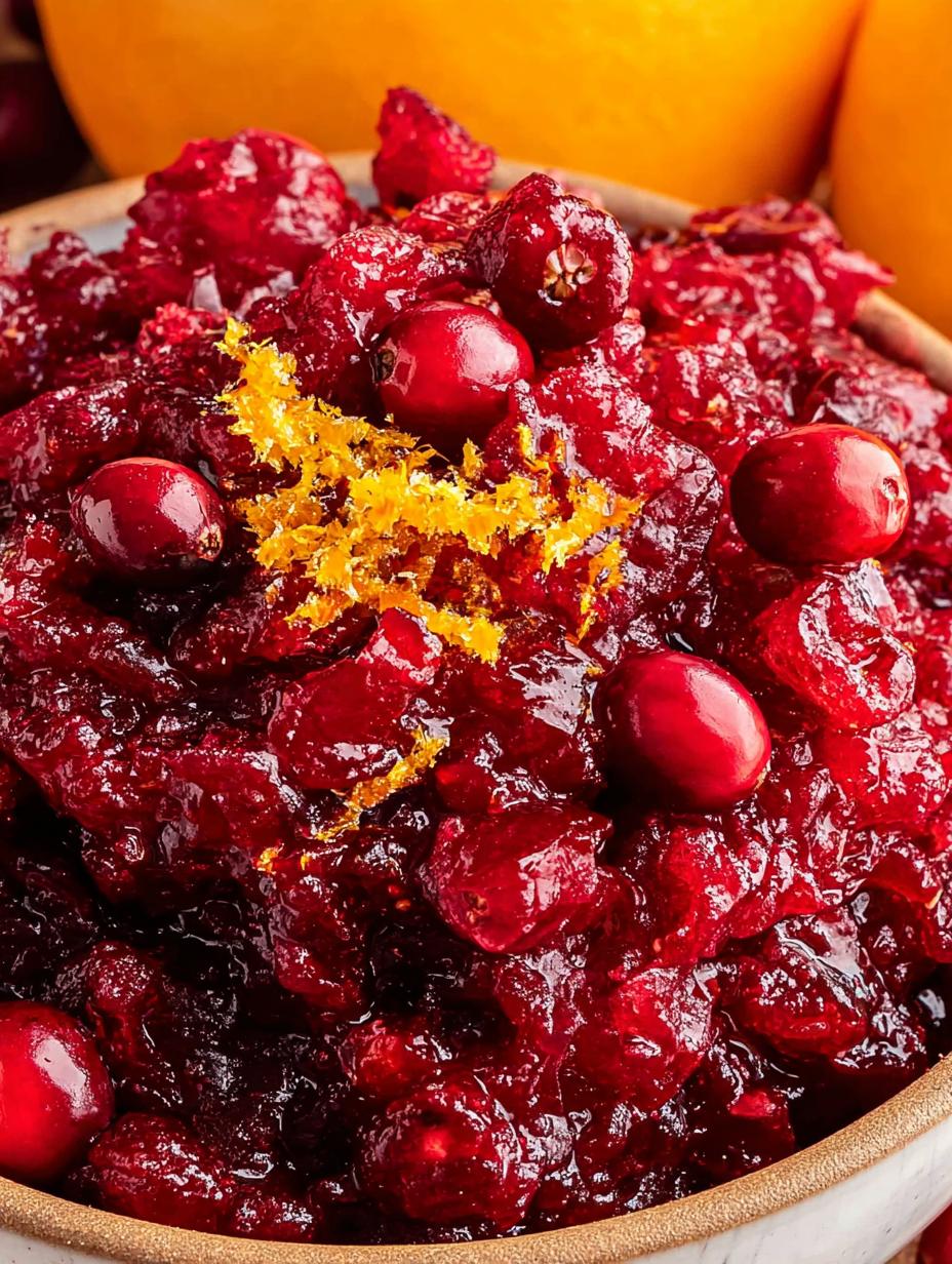 Irresistible Orange Zest Cranberry: Divine Flavor 6 Irresistible Orange Zest Cranberry: Divine Flavor - A close-up of fresh cranberries and an orange, ready for preparation.