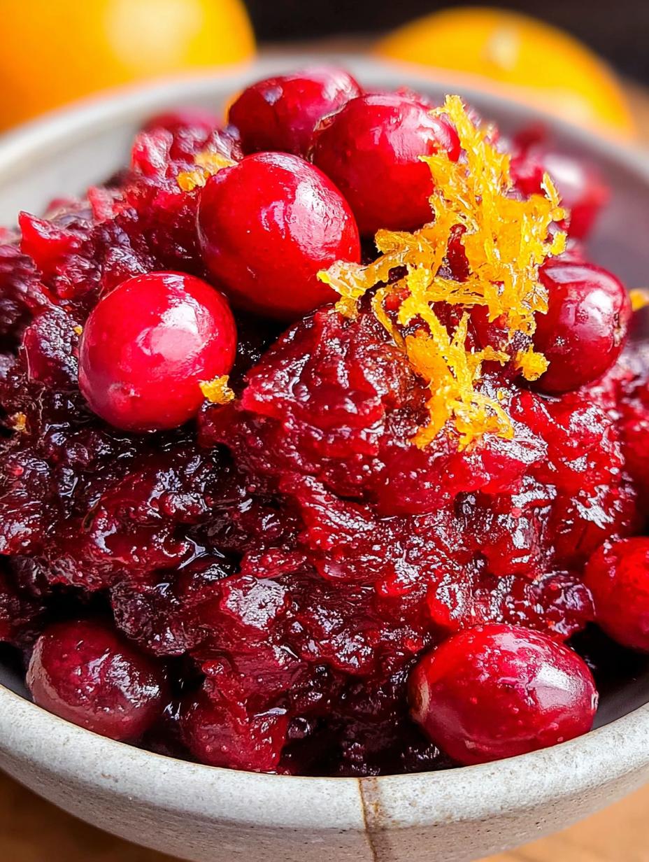 Irresistible Orange Zest Cranberry