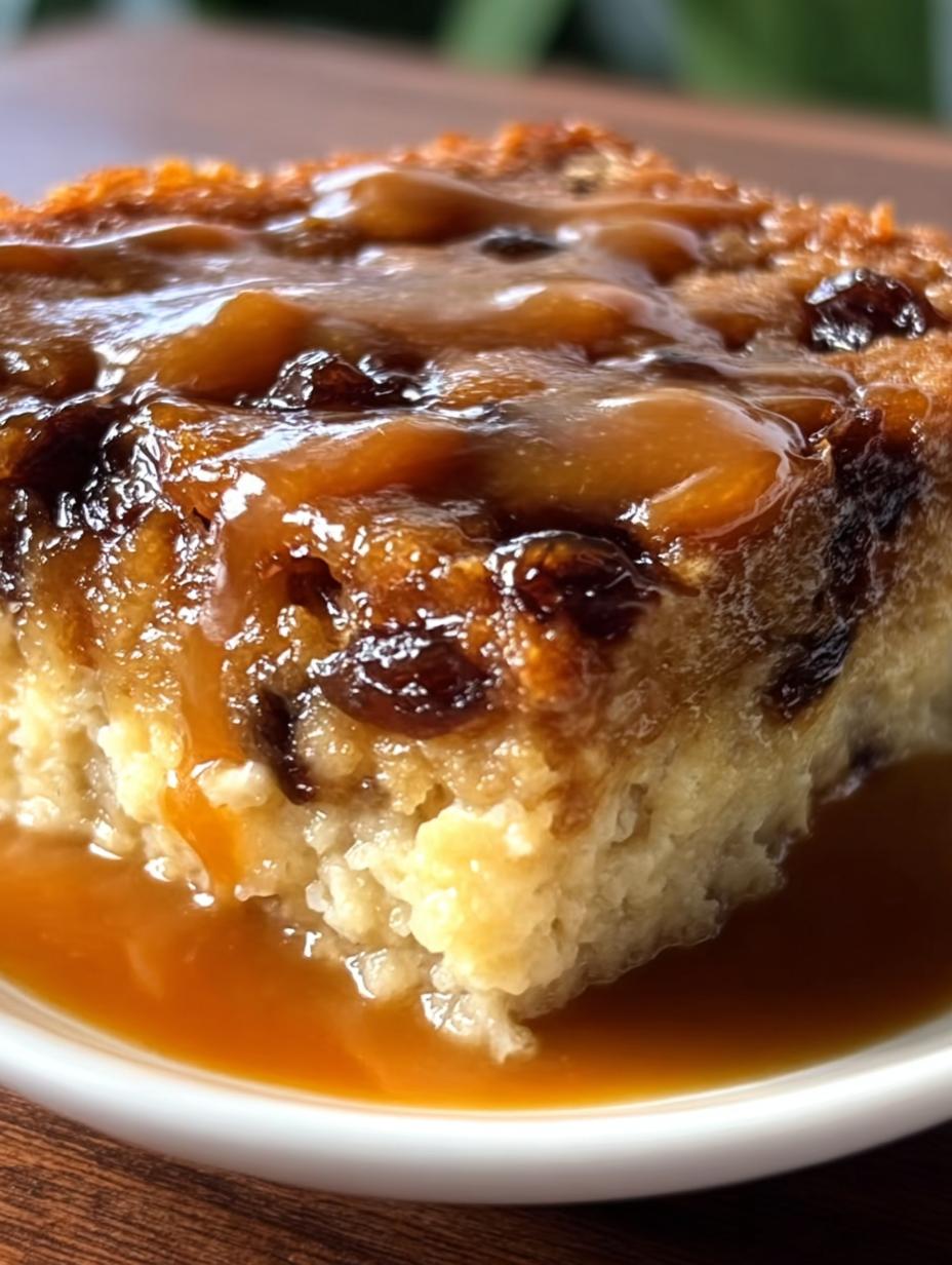 Irresistible Raisin Caramel Pudding