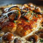 Keto Garlic Mushroom Chicken