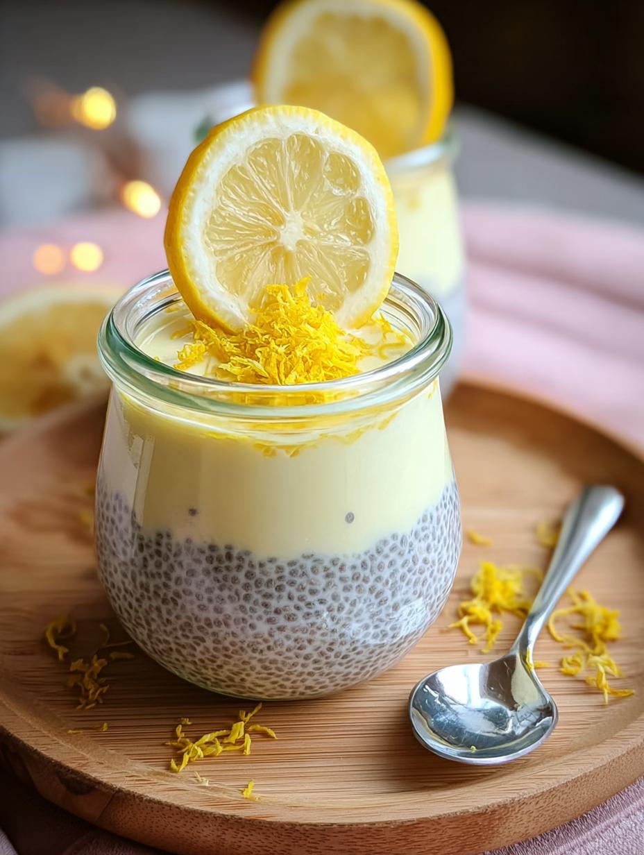 Lemon Cream Chia Pudding