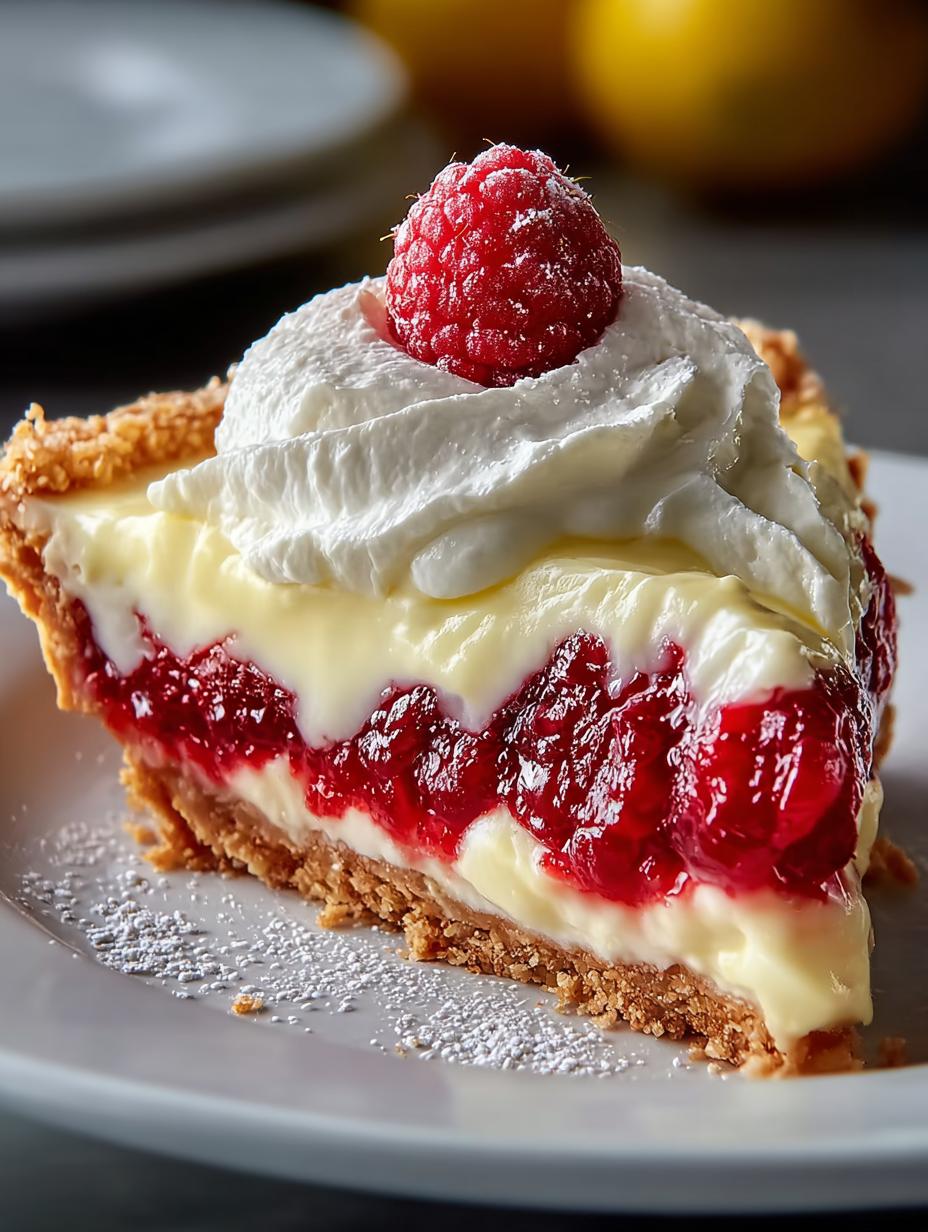Lemon Raspberry Layered Pie: 8 Layers of Delight - Lemon Raspberry Layered Pie - additional detail