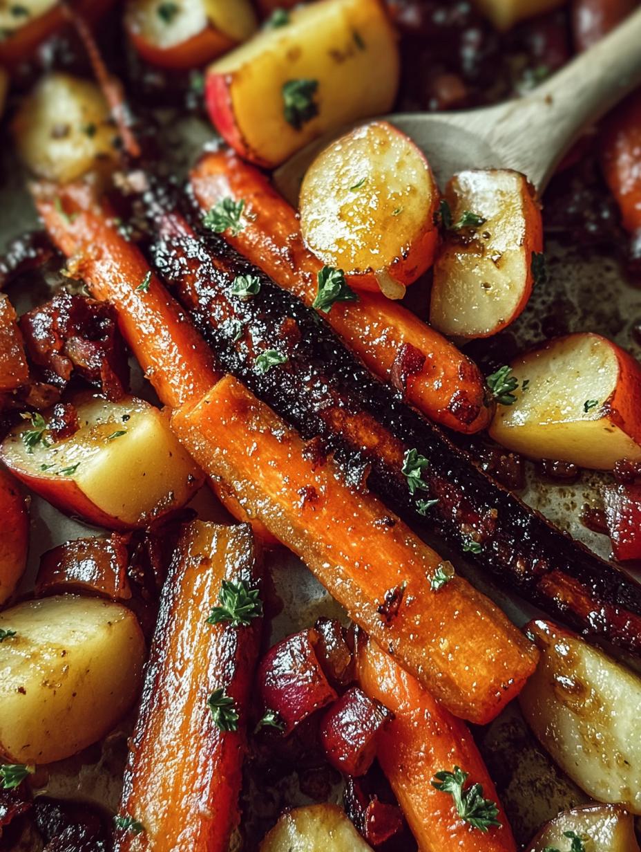 Maple Dijon Roasted Carrots: Incredible 15 Min Prep - Maple Dijon Roasted Carrots - additional detail