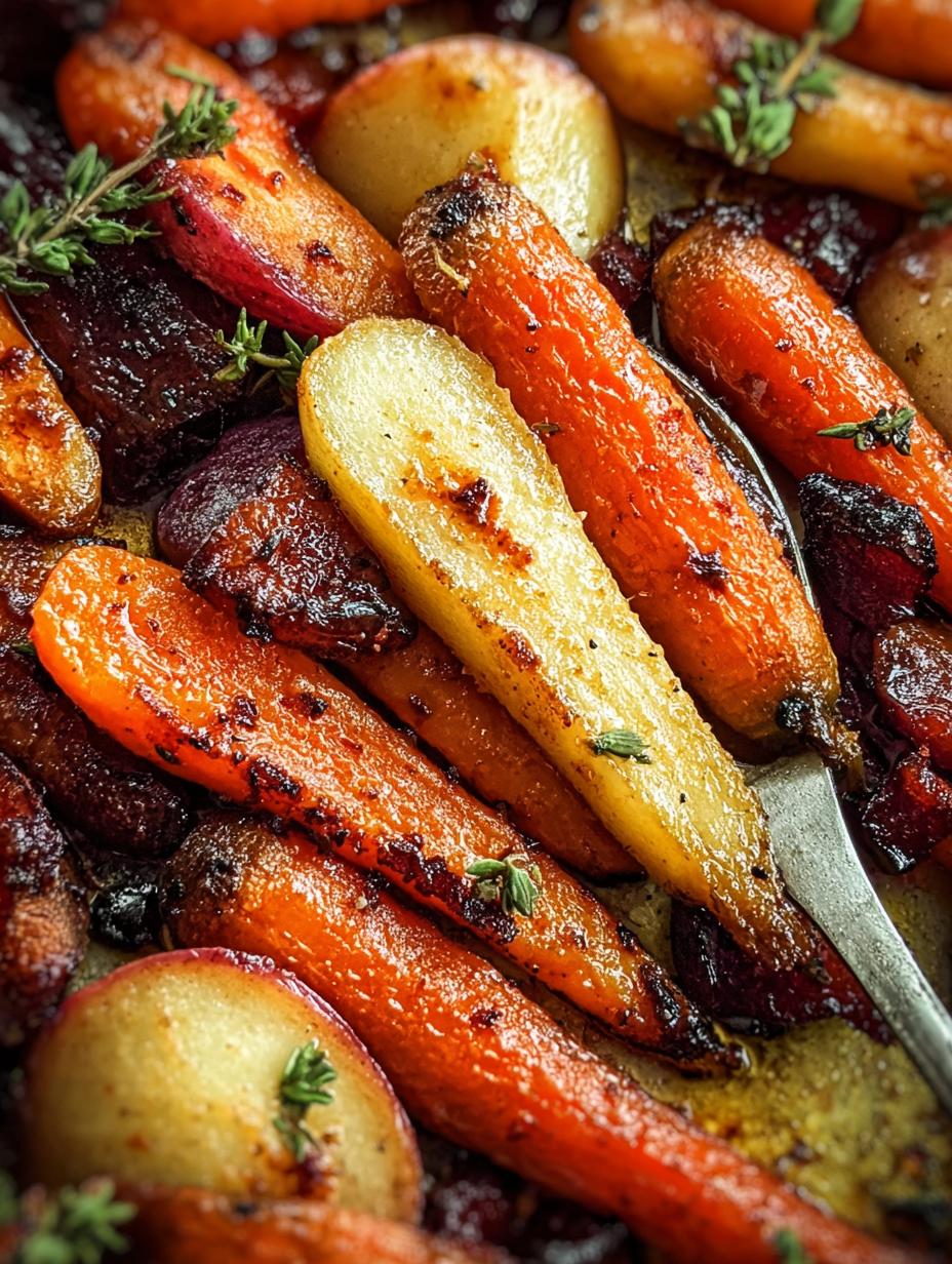 Maple Dijon Roasted Carrots: Incredible 15 Min Prep - Maple Dijon Roasted Carrots - additional detail