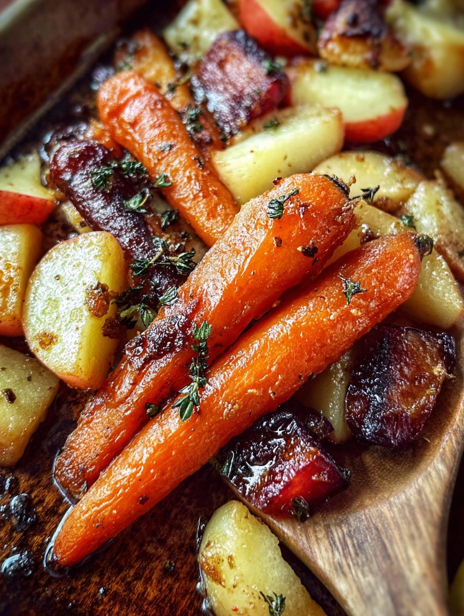 Maple Dijon Roasted Carrots