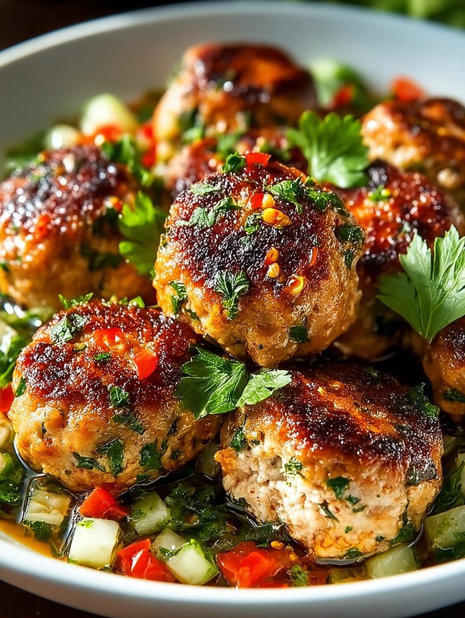 Mediterranean Chicken Meatballs: A Flavorful Delight - Mediterranean Chicken Meatballs - main visual representation