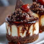 Mocha Marble Mini Cheesecake