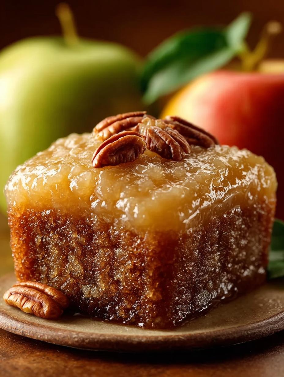 Moist Old Fashioned Applesauce Cake: 12 Delicious Servings - Moist Old Fashioned Applesauce - additional detail