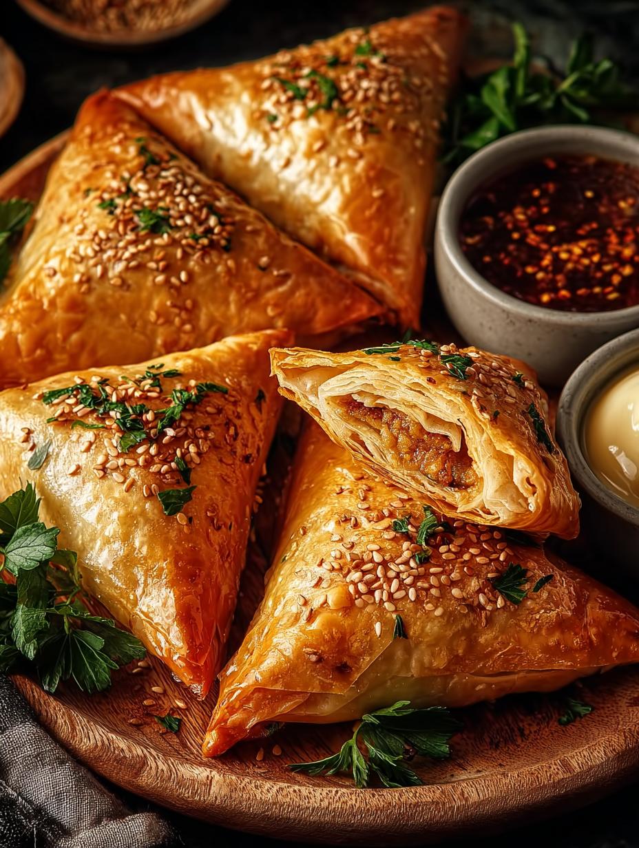 Moroccan Spiced Chicken Briouats