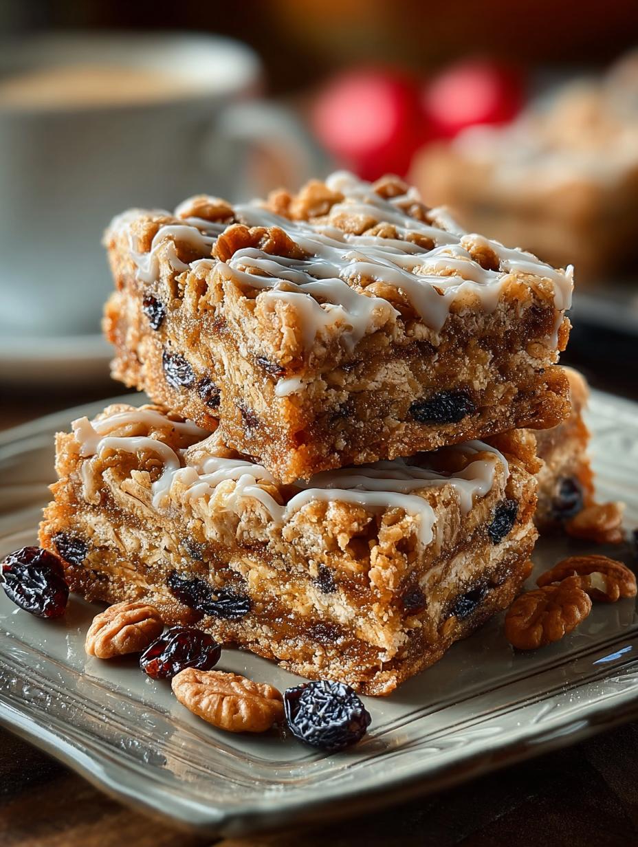 Oatmeal Raisin Cookie Bars: 12 Irresistible Soft Treats 5 Oatmeal Raisin Cookie Bars: 12 Irresistible Soft Treats - Oatmeal Raisin Cookie Bars - main visual representation