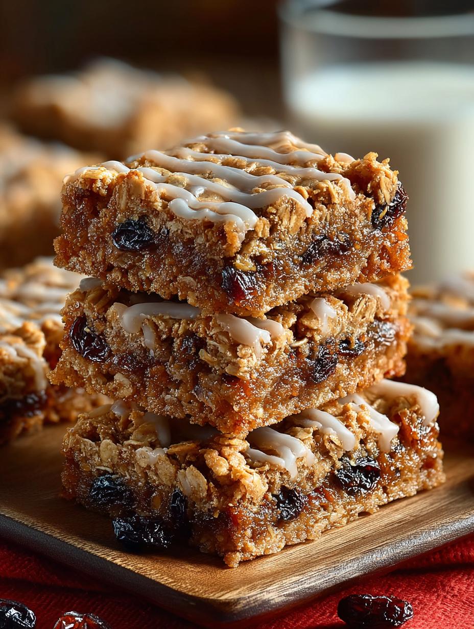Oatmeal Raisin Cookie Bars