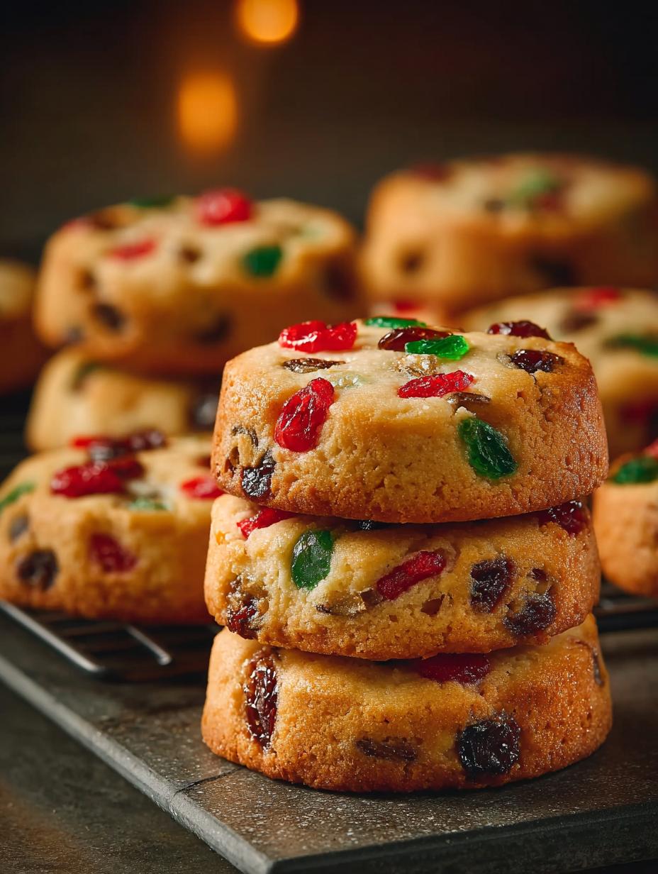 Old Fashioned Fruitcake Cookies