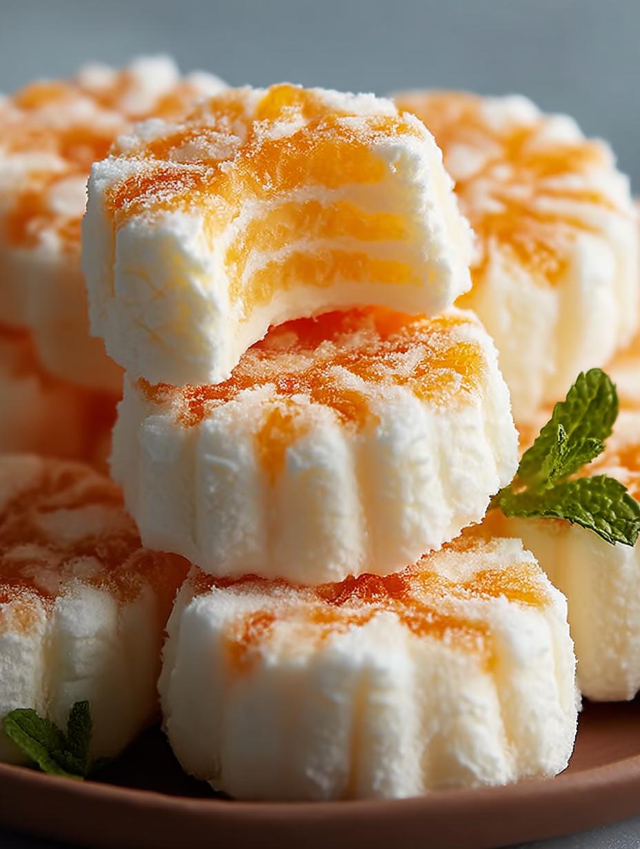 Orange Cream Cheese Mints