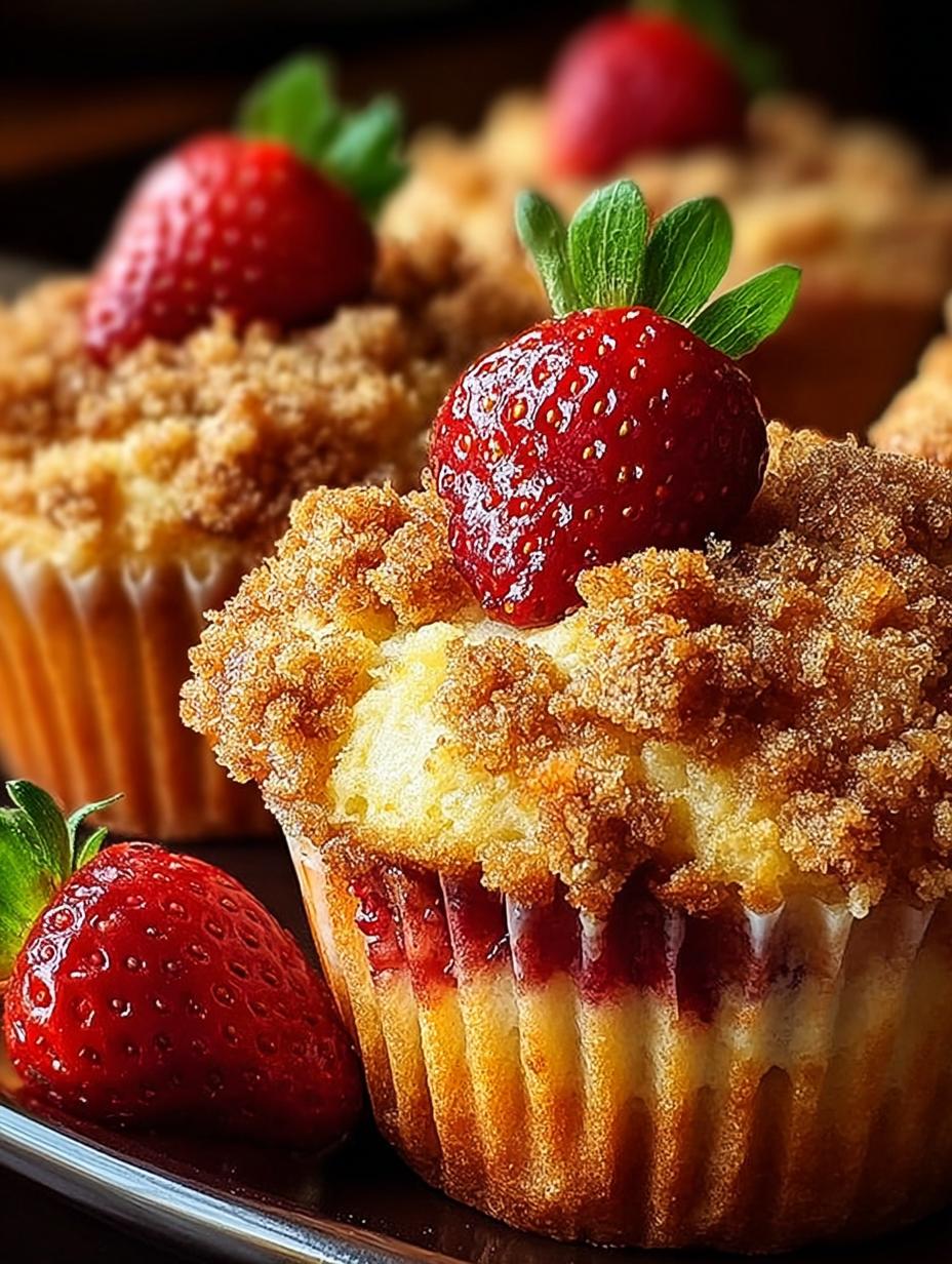 Orange Strawberry Muffins Streusel: 12 Reasons to Indulge - Orange Strawberry Muffins Streusel - additional detail