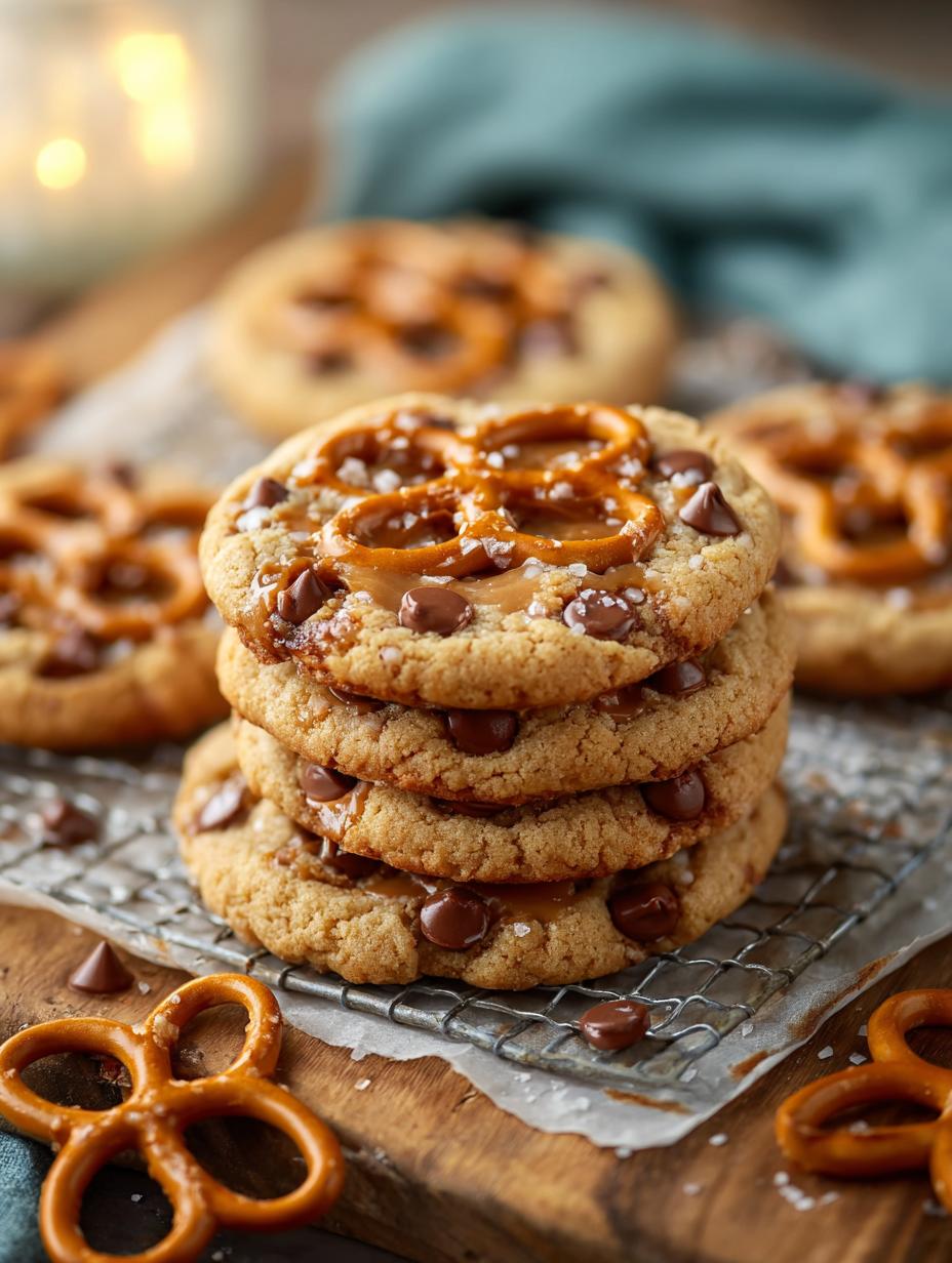 Peanut Butter Pretzel Cookies: 12 Irresistible Treats - Peanut Butter Pretzel Cookies - main visual representation