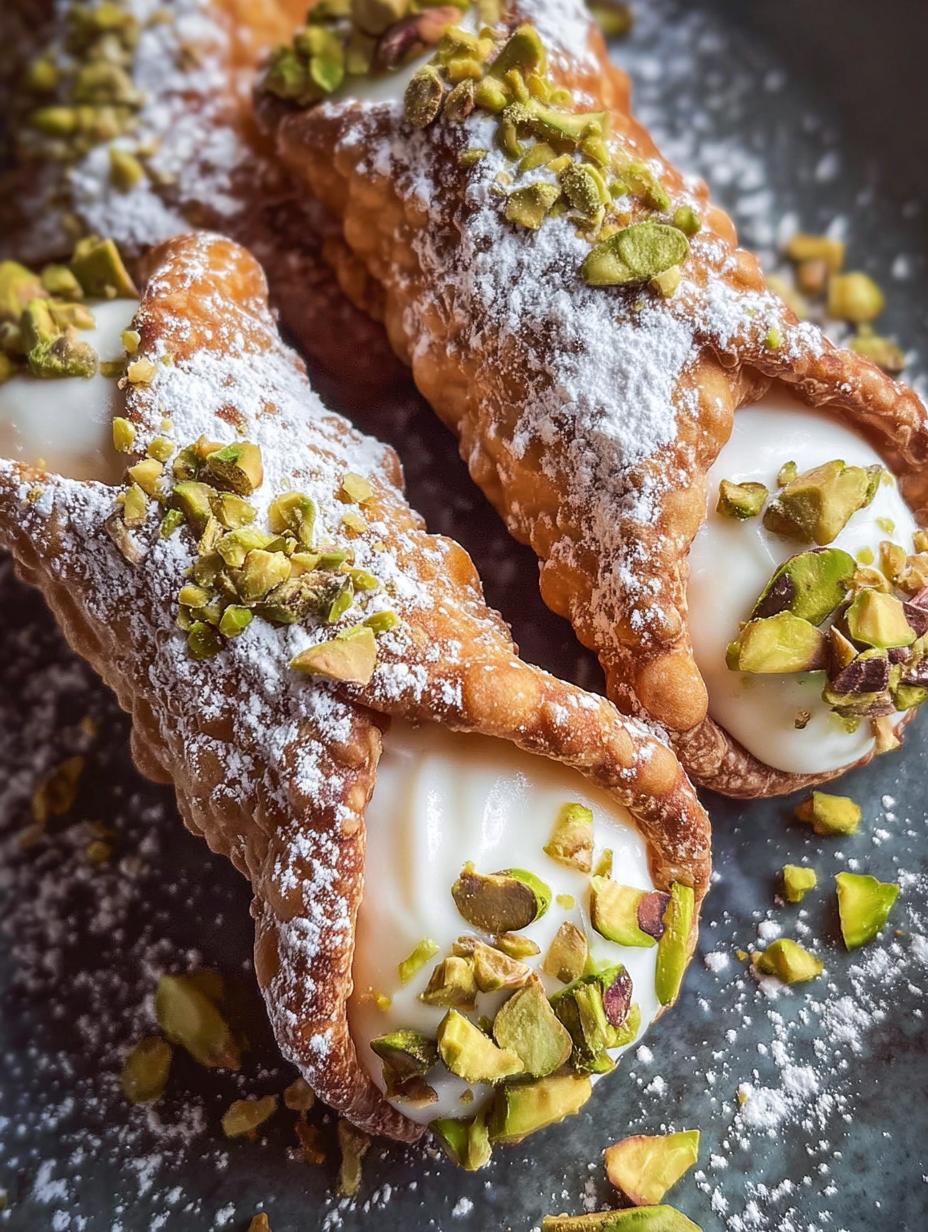 Pistachio Cannoli