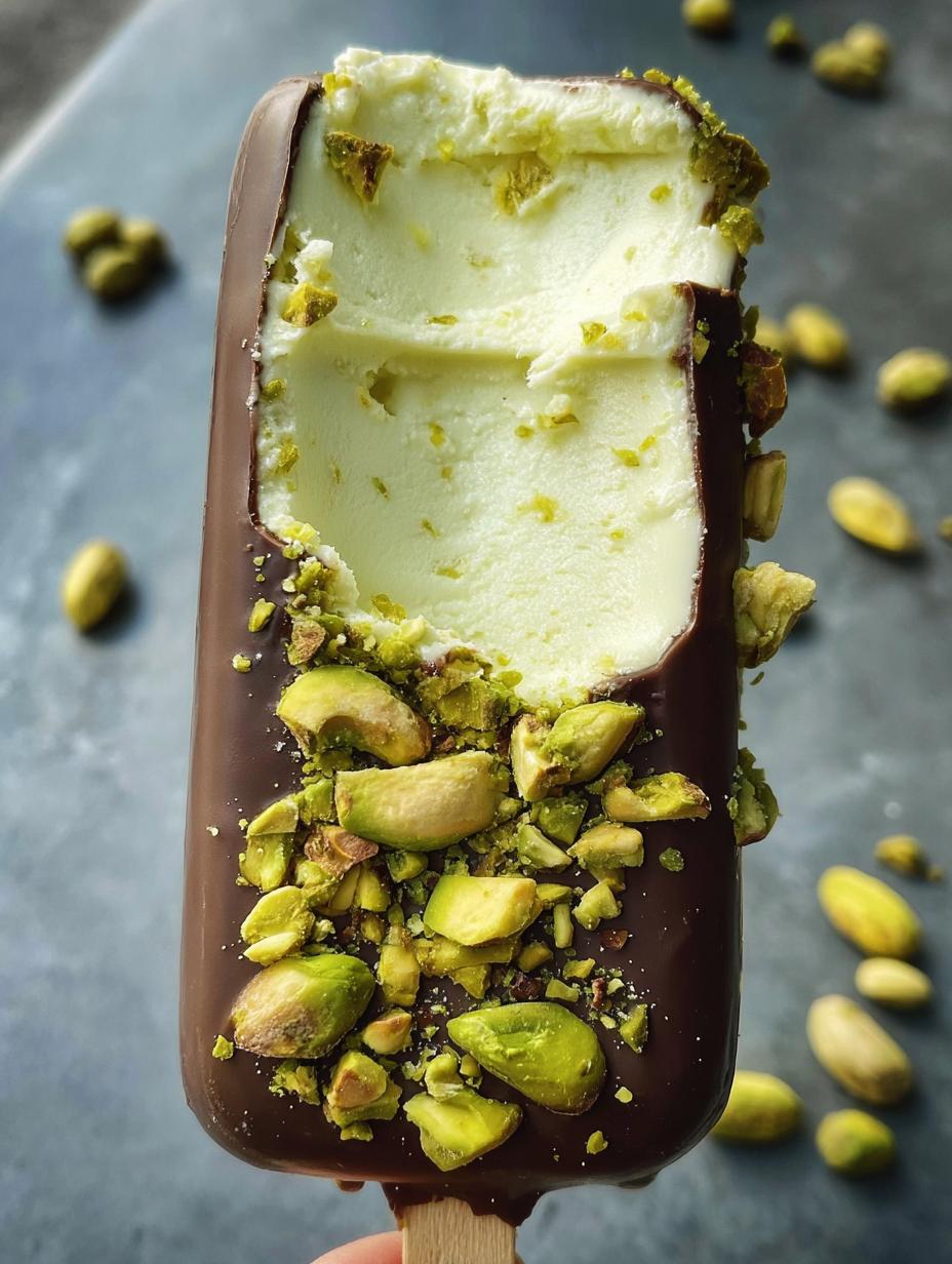 Pistachio Ice Cream Bar