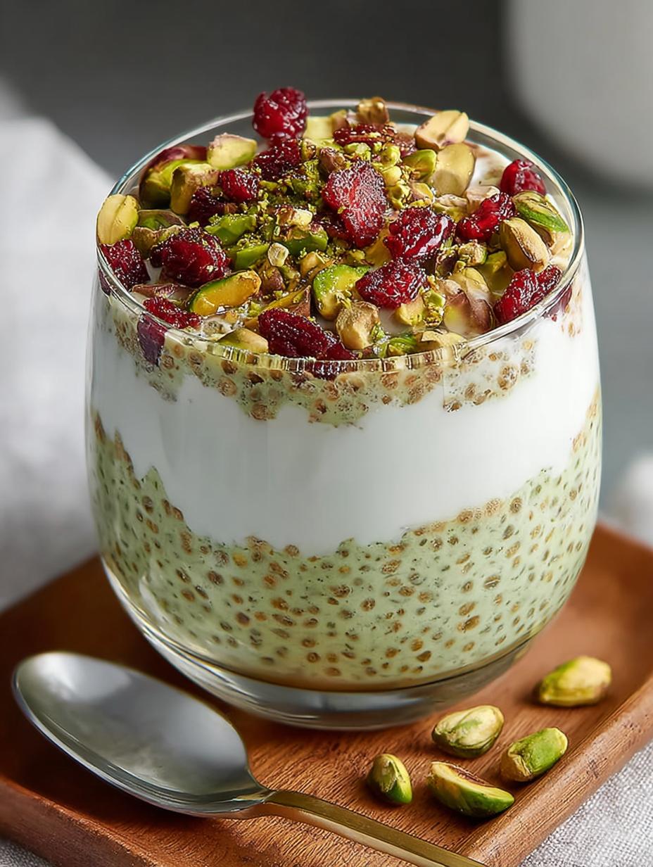 Pistachio Overnight Oats