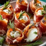 Prosciutto Wrapped Mozzarella Bites