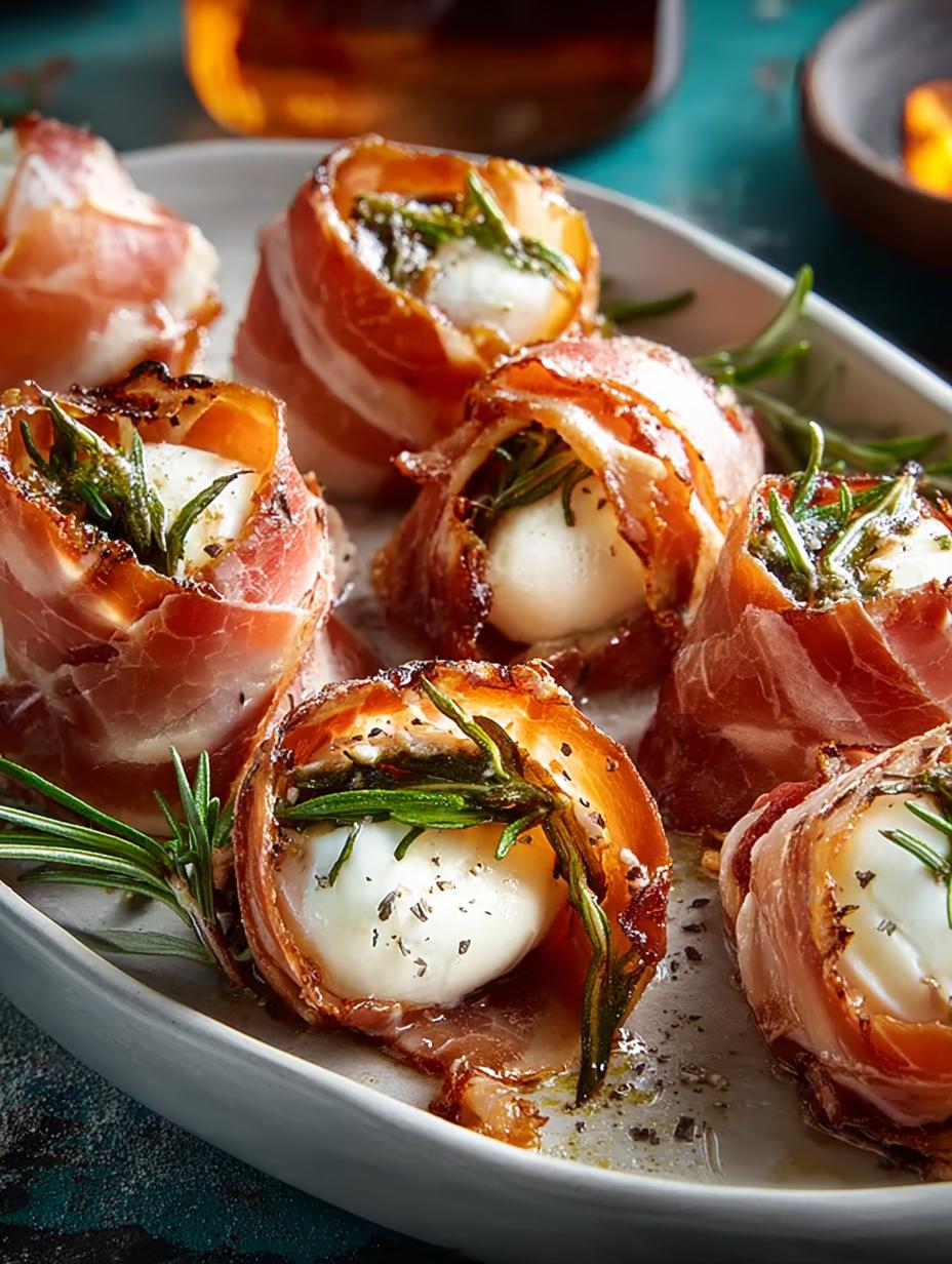 Prosciutto Wrapped Mozzarella Bites: 10-Minute Delight - Prosciutto Wrapped Mozzarella Bites - additional detail