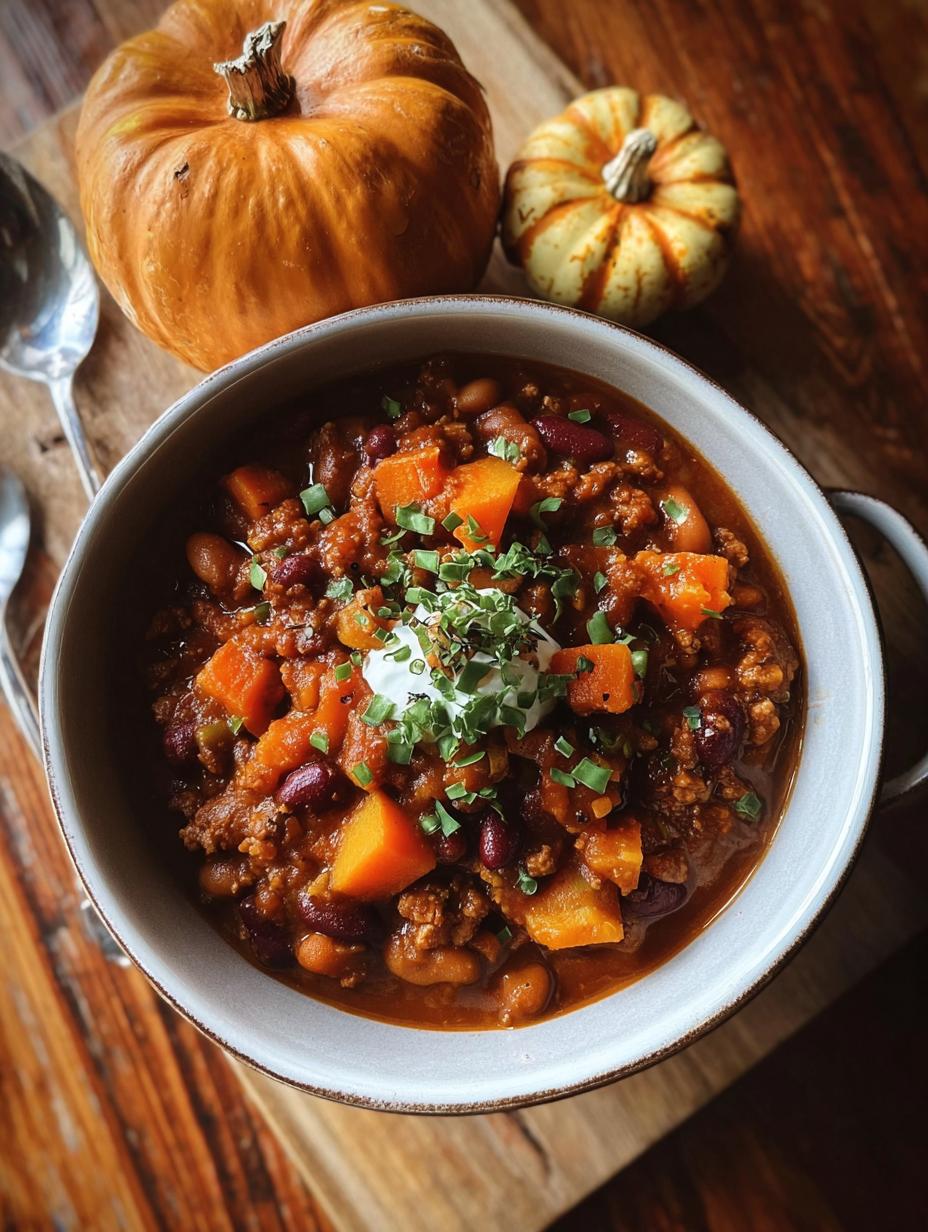 Hearty Pumpkin Chili: 1 Amazing Fall Recipe 6 Hearty Pumpkin Chili: 1 Amazing Fall Recipe - Pumpkin Chili - additional detail
