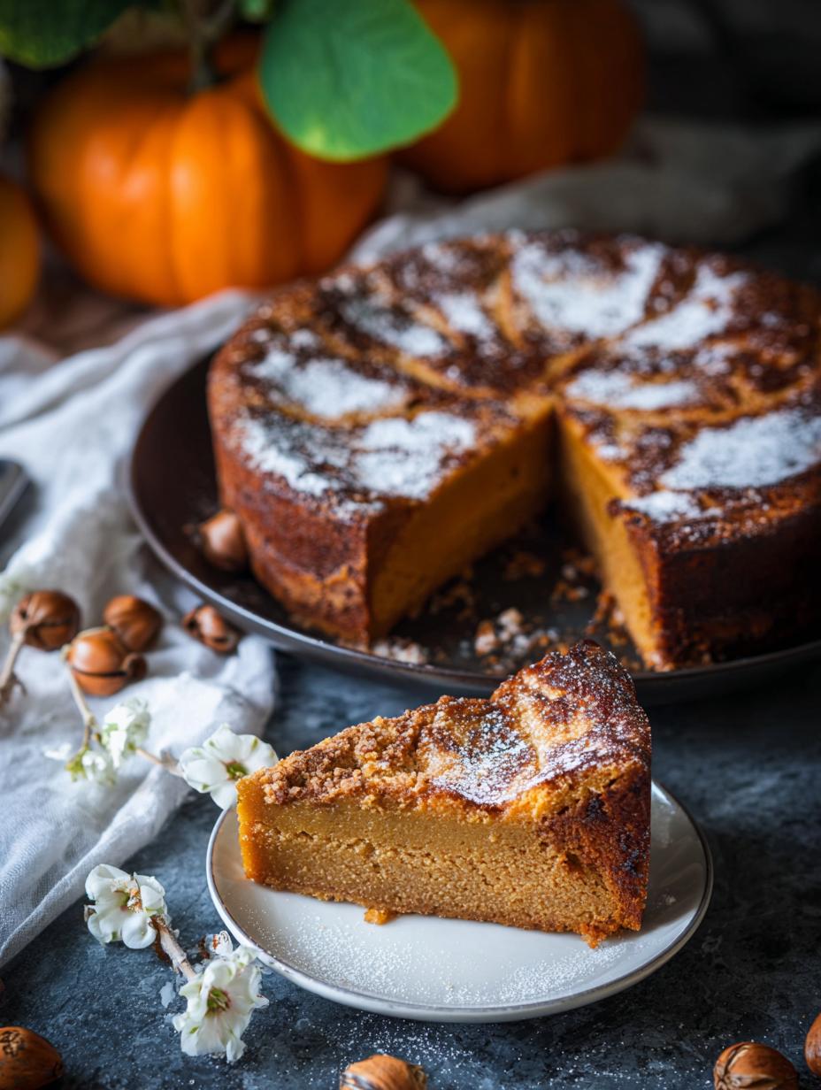 Pumpkin Spice Rum Cake