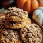 Pumpkin Streusel Cookies For