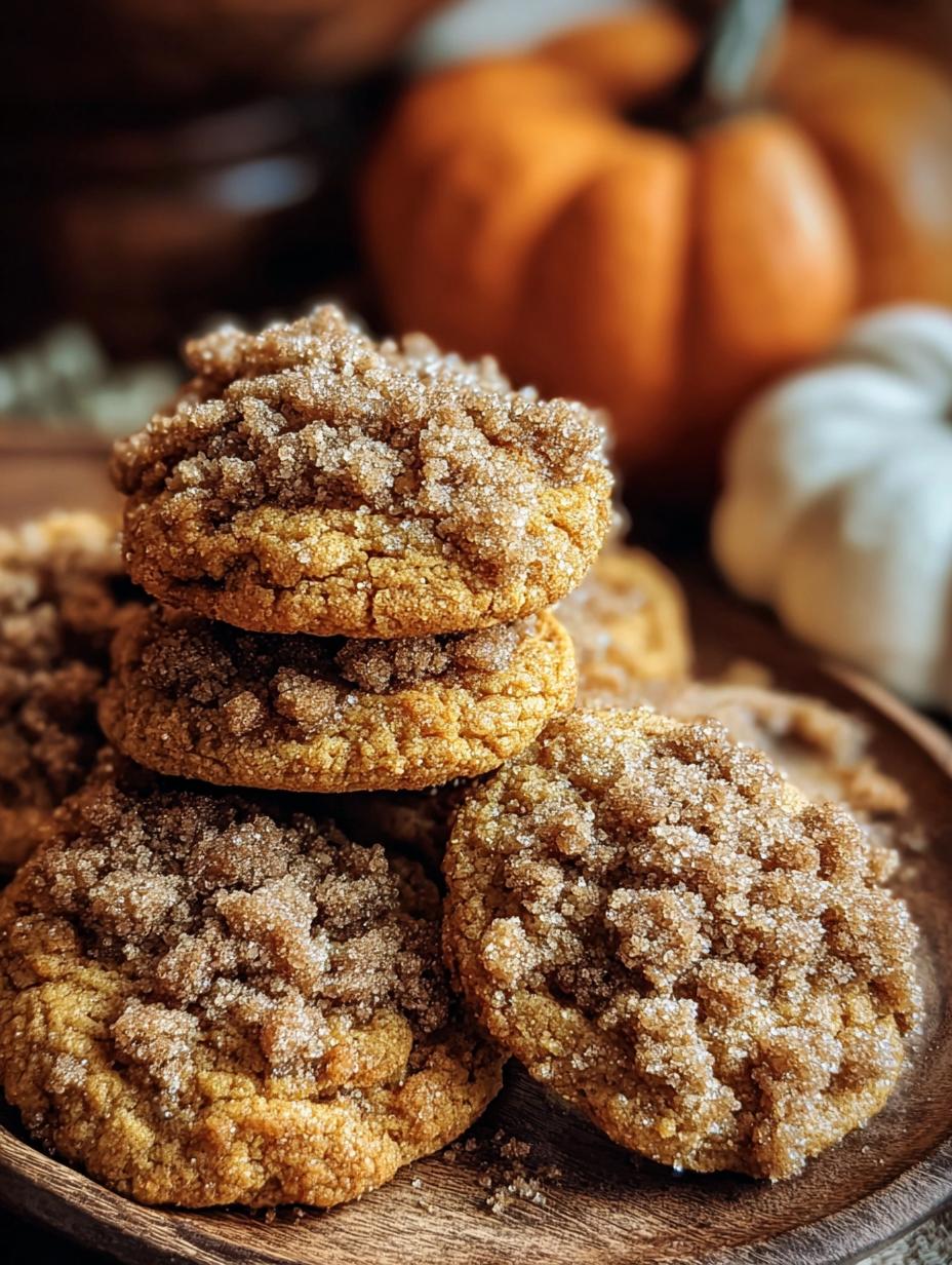 Pumpkin Streusel Cookies For