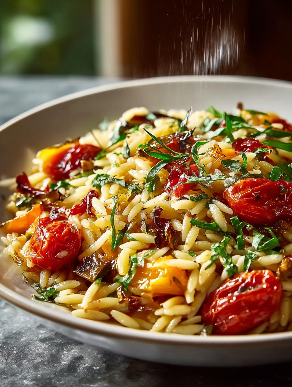 Roasted Vegetable Orzo Comforting: 6 Simple Steps 5 Roasted Vegetable Orzo Comforting: 6 Simple Steps - Roasted Vegetable Orzo Comforting - main visual representation