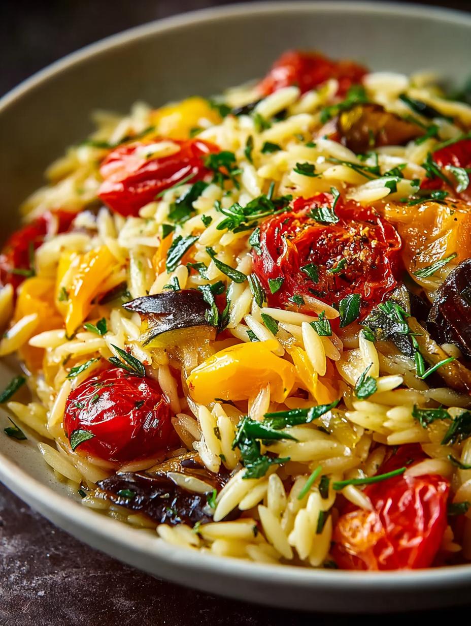 Roasted Vegetable Orzo Comforting: 6 Simple Steps - Roasted Vegetable Orzo Comforting - additional detail